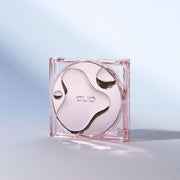 ProtoClinical k-beauty CLIO Kill Cover High Glow Cushion Set (+Refill) with two upright cushion-packaging items in cool gray and pink tones on a pale blue background