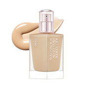 ProtoClinical k-beauty CLIO KILL COVER HIGH GLOW FOUNDATION 38g single upright foundation bottle centered on a white background with pale cream side shading