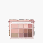 ProtoClinical k-beauty soft beige beauty graphic with a darker lower center and pale blue accents on a light background.