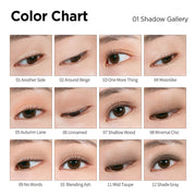 ProtoClinical k-beauty warm beige beauty color grid with deeper brown squares on a light background.