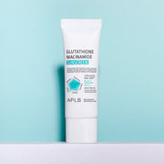 ProtoClinical k-beauty APLB Glutathione Niacinamide Sunscreen 40ml in a centered studio product shot with single-item packaging on a clean white background