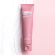 ProtoClinical k-beauty [mise en scene] Curling Essence 2X Natural Curl 150ml single pink slim package centered upright on a light background.