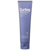 ProtoClinical k-beauty [mise en scene] Curling Essence 2X Volume Curl 150ml single deep lavender slim package centered upright on a pale background with mint side accents