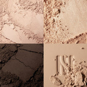 ProtoClinical k-beauty HERA Quad Eye Color 10.5g 03 NUDE DISTINCT eye shadow palette close-up on a warm neutral background.