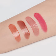 ProtoClinical k-beauty HERA Sensual Nude Gloss 5g warm coral beauty graphic on a light aqua and cream background.
