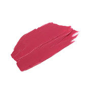 ProtoClinical k-beauty HERA Sensual Powder Matte Lipstick 3g berry red lip color swatch with pale aqua corner accents on a light background.