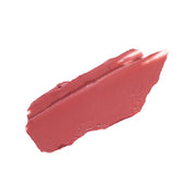 ProtoClinical k-beauty HERA Sensual Powder Matte Lipstick 3g warm rose lip color swatch with pale aqua corner accents on a light background.
