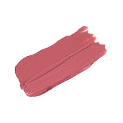ProtoClinical k-beauty HERA Sensual Powder Matte Lipstick 3g rosy nude lip color swatch with pale aqua corner accents on a light background.