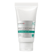 ProtoClinical k-beauty ILLIYOON Cica Acne Clear Peeling Scrub 200g shown as a single mint scrub tube centered upright on a white background
