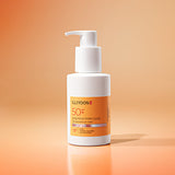 ProtoClinical k-beauty ILLIYOON Mild Easy-wash Sunscreen 150ml product packaging on a light background.