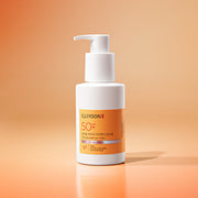 ProtoClinical k-beauty ILLIYOON Mild Easy-wash Sunscreen 150ml product packaging on a light background.