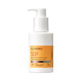 ProtoClinical k-beauty ILLIYOON Mild Easy-wash Sunscreen 150ml product packaging on a light background.