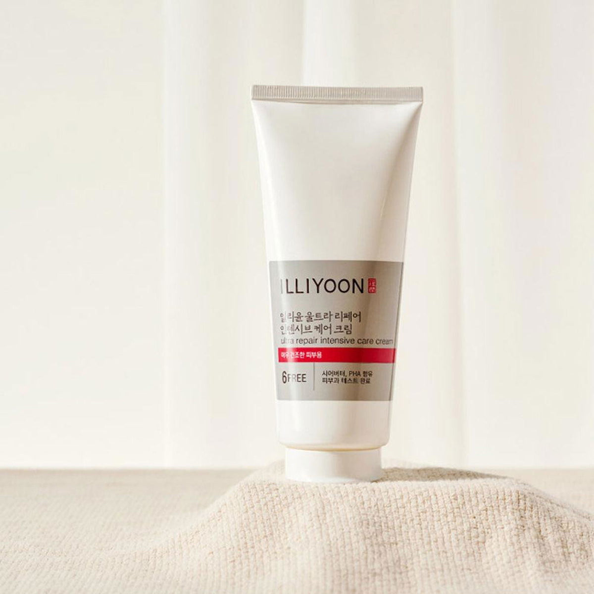 ILLIYOON Ultra Repair Intensive Care Cream shown as a richer sealing step for dry skin routines