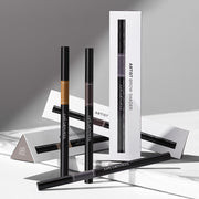 ProtoClinical k-beauty JUNGSAEMMOOL Artist Brow Shader 0.18g cool gray vertical brow product silhouette with a dark base on a white background.