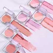 ProtoClinical k-beauty JUNGSAEMMOOL Colorpiece Blush 4.3g soft pink and mauve blush graphic on a pale background.