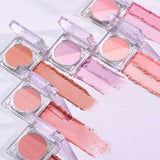 ProtoClinical k-beauty JUNGSAEMMOOL Colorpiece Blush 4.3g soft pink and mauve blush graphic on a pale background.