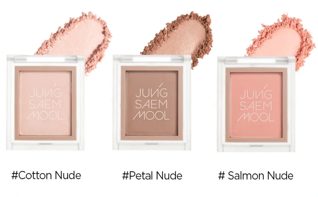 ProtoClinical k-beauty JUNGSAEMMOOL Colorpiece Eye Blender Nude 2.4g product packaging on a clean background.