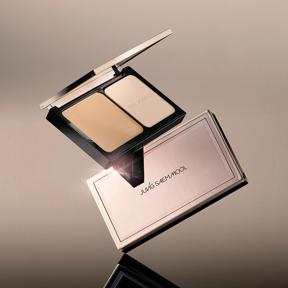 ProtoClinical k-beauty JUNGSAEMMOOL Masterclass Powder Foundation 9.5g product packaging on a clean background.