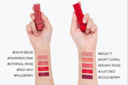ProtoClinical k-beauty JUNGSAEMMOOL New Classic Shine Lipstick beauty graphic on a light background.