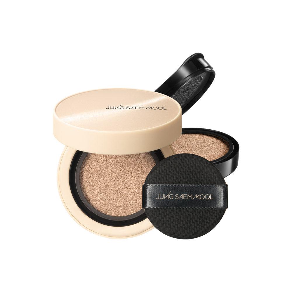 JUNGSAEMMOOL Skin Nuder Cover Layer Cushion (+refill) 14gx2 SPF50+ / PA+++ by ProtoClinical shown in product packaging on a clean background for a k-beauty makeup routine.