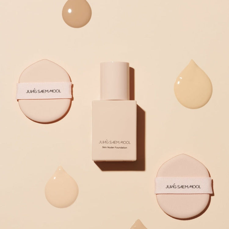 ProtoClinical k-beauty JUNGSAEMMOOL Skin Nuder Foundation 30ml foundation product visual on a light background.