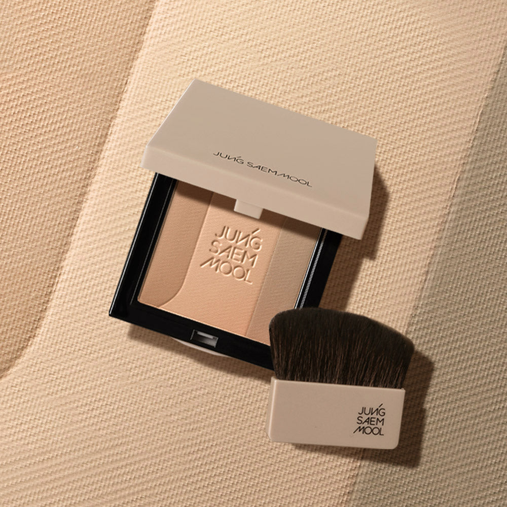 ProtoClinical k-beauty JUNGSAEMMOOL Skin Nuder Shading Pact 10g compact shading product visual on a light background.