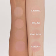 ProtoClinical k-beauty dasique Blending Mood Cheek - 10 Muted Nuts single square blush palette with muted peach and brown pans on a light background