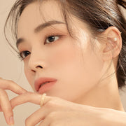 ProtoClinical k-beauty dasique Eyeshadow Palette - 12 Warm Blending shown in warm peach and brown tones on a white background.
