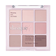 ProtoClinical k-beauty dasique Eyeshadow Palette - 13 Cool Blending shown in muted pink and lavender tones on a white background.