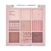ProtoClinical k-beauty dasique Eyeshadow Palette - 16 Violet Knit shown in cool violet and mauve tones on a white background.