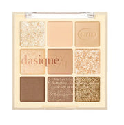 ProtoClinical k-beauty dasique Eyeshadow Palette - 17 Butter Cream shown as an eyeshadow palette on a light background.