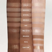 ProtoClinical k-beauty dasique Eyeshadow Palette - 17 Butter Cream shown in warm beige tones on a light background.