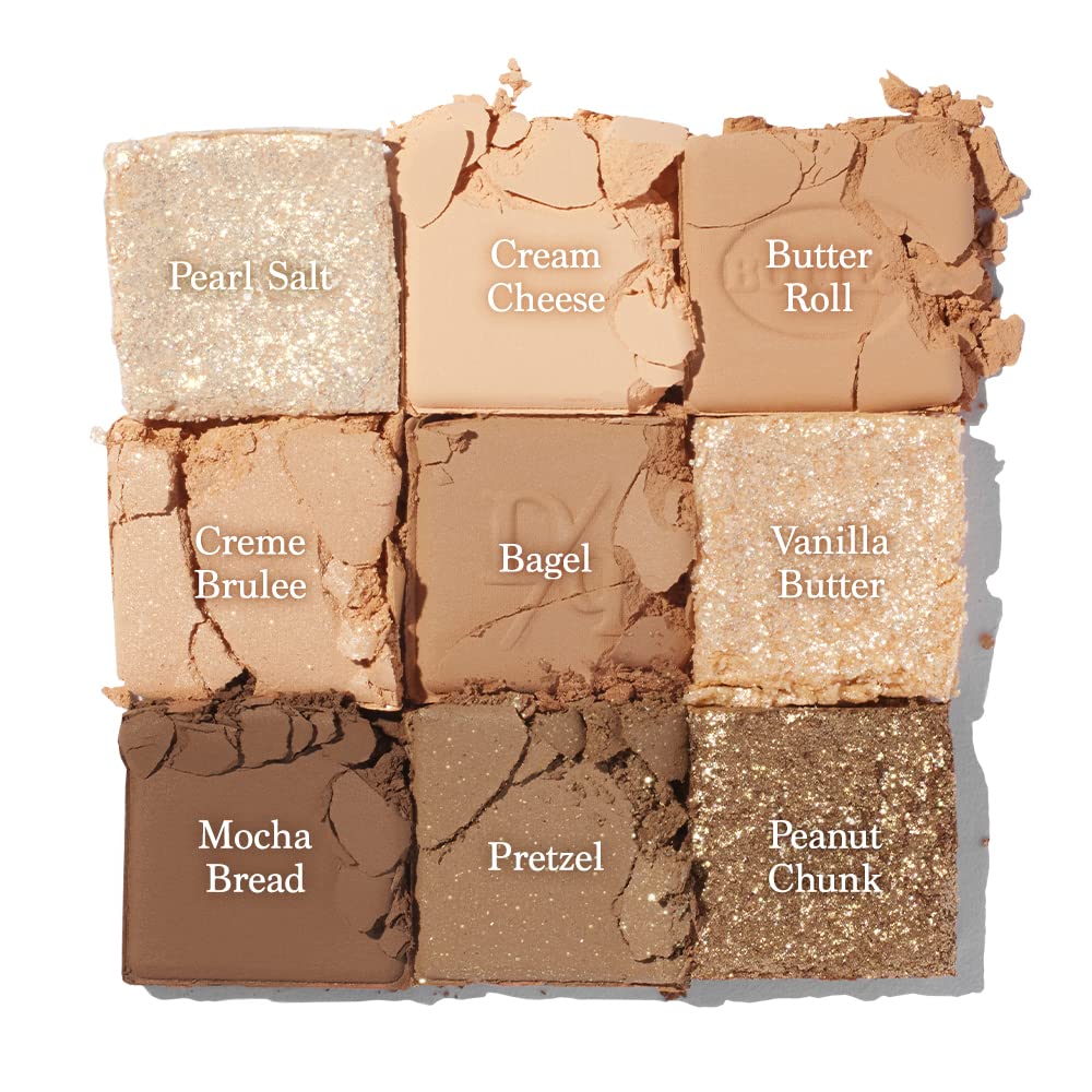 ProtoClinical k-beauty dasique Eyeshadow Palette - 17 Butter Cream shown open in warm beige tones on a light background.