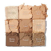 ProtoClinical k-beauty dasique Eyeshadow Palette - 17 Butter Cream shown open in warm beige tones on a light background.