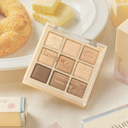 ProtoClinical k-beauty dasique Eyeshadow Palette - 17 Butter Cream shown as an eyeshadow palette on a light background.