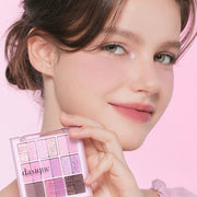 ProtoClinical k-beauty berry and beige cosmetic palette silhouette on a light background.