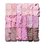 ProtoClinical k-beauty dasique Eyeshadow Palette - 18 Berry Smoothie shown as an eyeshadow palette on a light background.