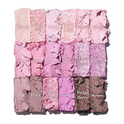 ProtoClinical k-beauty dasique Eyeshadow Palette - 18 Berry Smoothie shown as an eyeshadow palette on a light background.