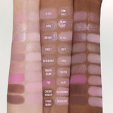 ProtoClinical k-beauty rosy brown cosmetic palette silhouette on a light background.