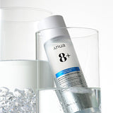 Anua 8 Hyaluronic Acid Liposome Skin Booster 150ml by ProtoClinical displayed in a clean bottle packaging shot on a light background, highlighting the hydrating booster presentation for a k-beauty skincare routine.