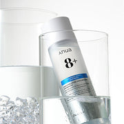 Anua 8 Hyaluronic Acid Liposome Skin Booster 150ml by ProtoClinical displayed in a clean bottle packaging shot on a light background, highlighting the hydrating booster presentation for a k-beauty skincare routine.