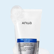 Anua 8 Hyaluronic Acid Moisturizing Gentle Gel Cleanser 150ml by ProtoClinical displayed in a clean cleanser packaging shot on a light background, highlighting the moisturizing gel presentation for a k-beauty skincare routine.