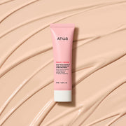 Anua ANUA Peach Niacin UV Tone Up Protection 50ml by ProtoClinical shown in a detailed sunscreen product visual with front-facing packaging on a clean background for a k-beauty routine.