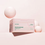 ProtoClinical k-beauty VT Cica Collagen Mask 320g 30ea square daily mask tub package graphic with green and white packaging tones