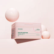 ProtoClinical k-beauty VT Cica Collagen Mask 320g 30ea square daily mask tub package graphic with green and white packaging tones