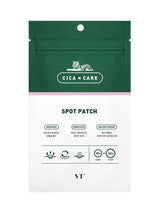 ProtoClinical k-beauty VT Cica Spot Patch 48pcs square spot patch detail graphic with pale green and white panels