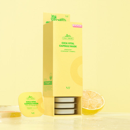 ProtoClinical k-beauty warm beige product packaging on a light background.
