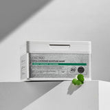 ProtoClinical k-beauty VT Cica-Exosome Moisture Mask 350g 20ea square mask package graphic with green and white packaging tones