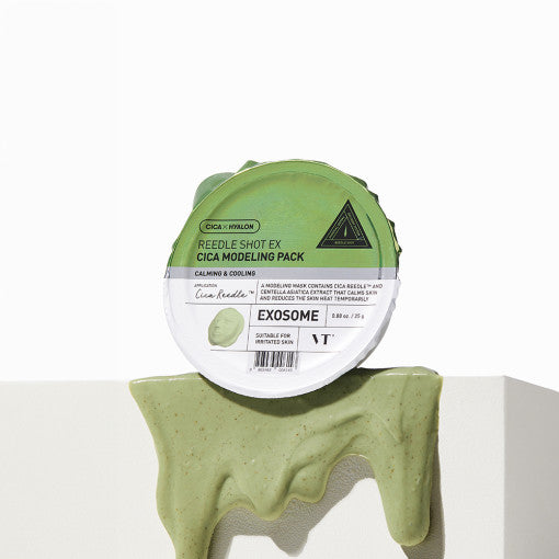 ProtoClinical k-beauty beauty product with muted green tones on a light background.