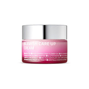 ProtoClinical k-beauty isoi Blemish Care Up Cream 55ml as a soft pink product silhouette with a muted taupe lower center on a pale background